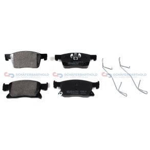 Bremseklodser 19mm|WVA:22345|med Zubehr BREMBO