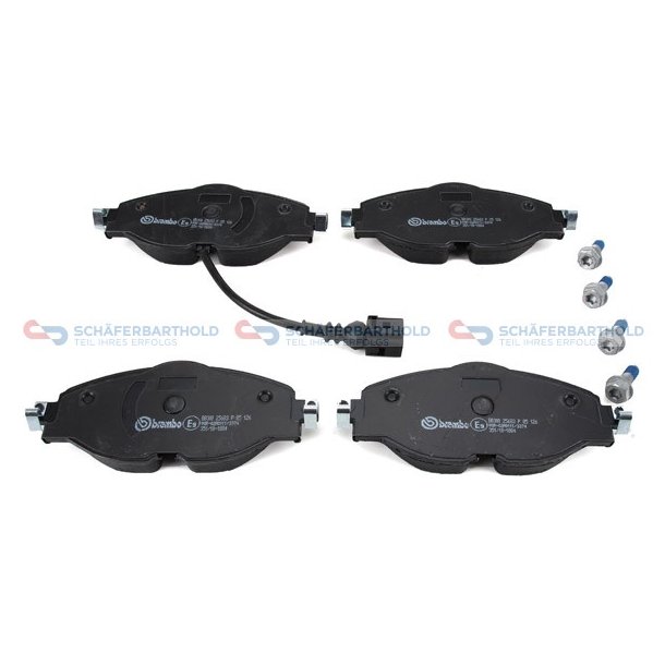 Bremseklodser 20mm|WVA:25683 25684 BREMBO