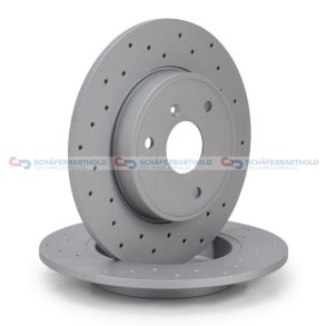 Bremseskive foraksel|Ø-280mm ZIMMERMANN