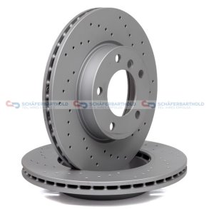 BremseskiveSport foraksel|Ø-286mm ZIMMERMANN