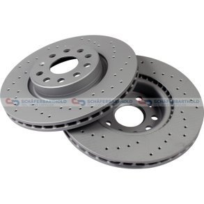 BremseskiveSport foraksel|Ø-312mm ZIMMERMANN