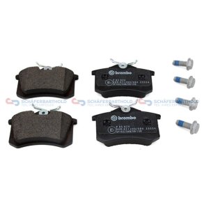 Bremseklodser 17mm|WVA:23554 20961|med Zube BREMBO