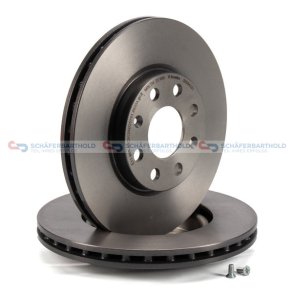 Bremseskive foraksel|Ø-257mm BREMBO