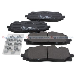 Bremseklodser foraksel|WVA:25862 AUDI