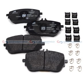 Bremseklodser foraksel|WVA:22988 MERCEDES OE