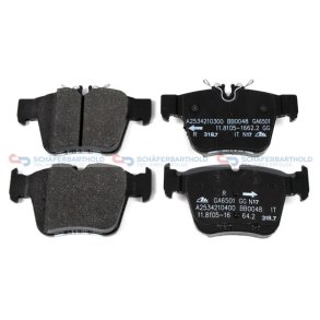 Bremseklodser Bagaksel|WVA:22423 MERCEDES OE