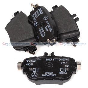 Bremseklodser Bagaksel|WVA:22437 MERCEDES OE