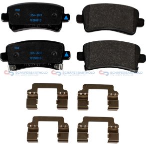 Bremseklodser Bagaksel|WVA:24421 OPEL OE