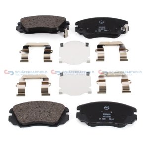 Bremseklodser foraksel|WVA:24415 OPEL OE