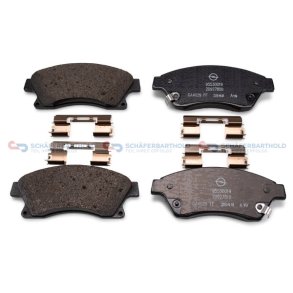 Bremseklodser foraksel|WVA:25031 OPEL OE