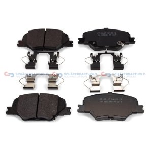 Bremseklodser foraksel|WVA:22838 OPEL OE