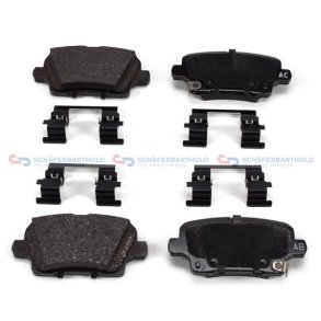 Bremseklodser Bagaksel|WVA:22953 OPEL OE