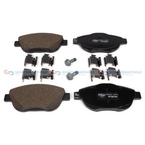 Bremseklodser foraksel|WVA:24883 OPEL OE