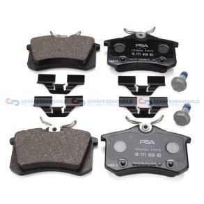 Bremseklodser Bagaksel|WVA:20961 OPEL OE