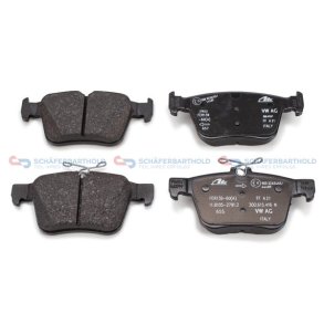 Bremseklodser Bagaksel|WVA:25009 VW OE