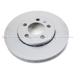 Bremseskive foraksel|Ø-256mm VW OE