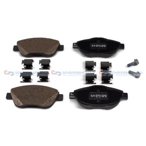 Bremseklodser foraksel|WVA:24883 CIT/PEU OE