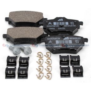 Bremseklodser Bagaksel|WVA:25839 25840 CIT/PEU OE