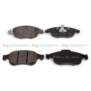 Bremseklodser foraksel|WVA:24538 CIT/PEU OE