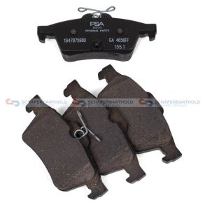 Bremseklodser Bagaksel|WVA:25218 CIT/PEU OE