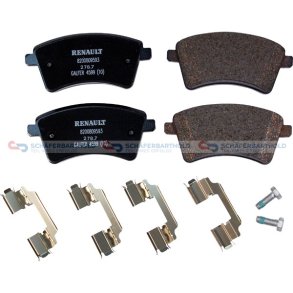 Bremseklodser forakselWVA:24693 RENA./DACIA OE