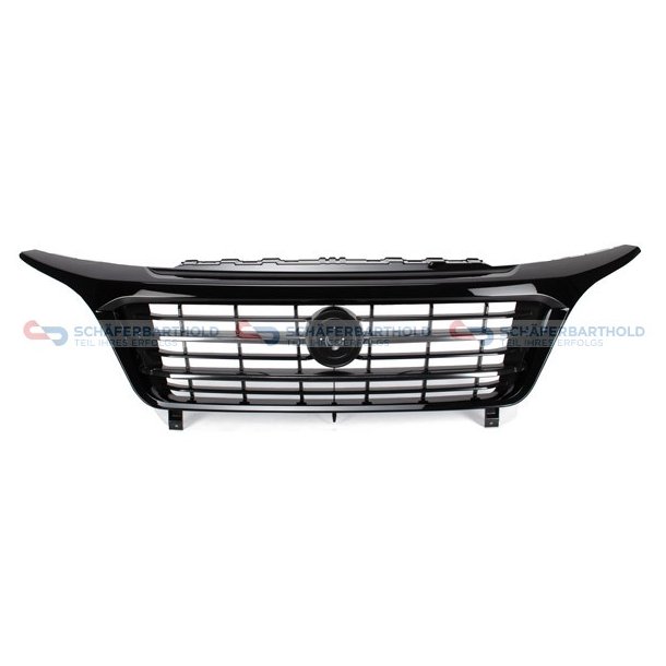 Kylargrill krom/svart FIAT OE