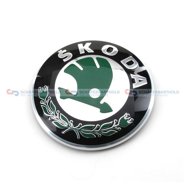Kylaremblem 88x 88cm SKODA