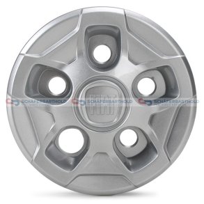 Emblem navkapsel16-sølv|for Stahl fælgen FIAT OE