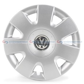 Hjulkapsel 14-sølv chrom VW OE