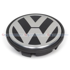 Emblem navkapselsort antracit VW OE