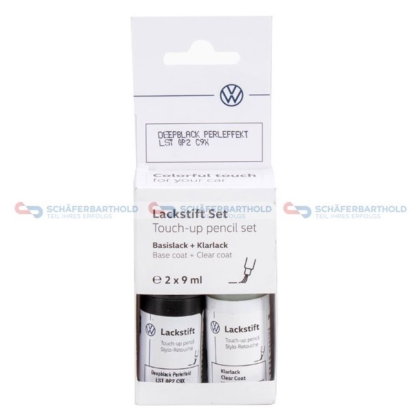 F&auml;rgsticka svart | 9ml-Stift VW OE