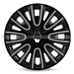 Hjulkapsel 15-sort/sølv RENAULT OE