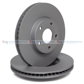 Bremseskive foraksel|Ø-282mm ZIMMERMANN