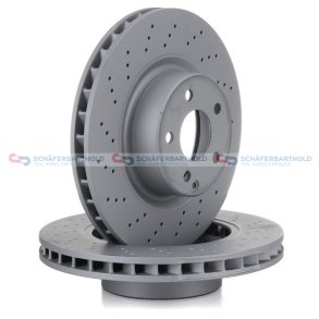 Bremseskive foraksel|Ø-330mm ZIMMERMANN