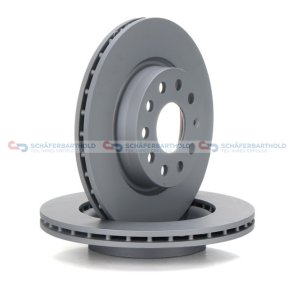 Bremseskive foraksel|Ø-280mm ZIMMERMANN