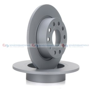 Bremseskive Bagaksel|Ø-253mm ZIMMERMANN