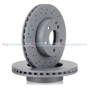 Bremseskive foraksel|Ø-295mm ZIMMERMANN