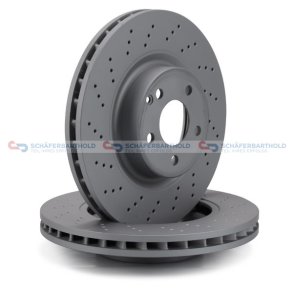 Bremseskive foraksel|Ø-330mm ZIMMERMANN