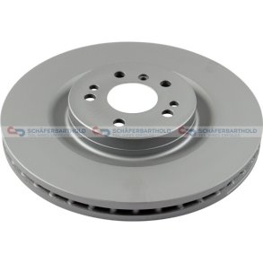 Bremseskive foraksel|Ø-350mm ZIMMERMANN