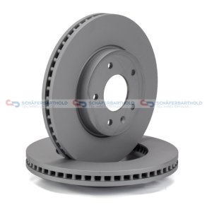 Bremseskive foraksel|Ø-296mm ZIMMERMANN