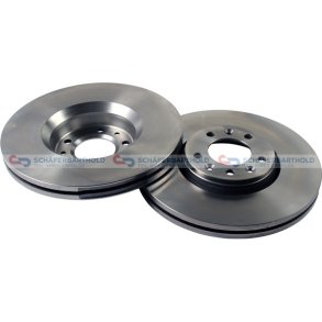 Bremseskive foraksel|Ø-304mm ZIMMERMANN