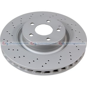 Bremseskive foraksel|Ø-335mm ZIMMERMANN