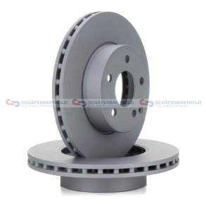 Bremseskive foraksel|Ø-288mm ZIMMERMANN