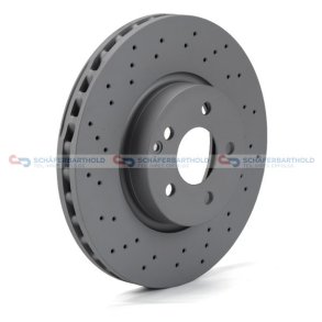 Bremseskive foraksel|Ø-322mm ZIMMERMANN