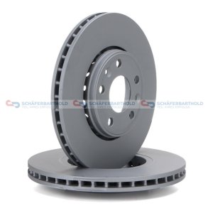 Bremseskive foraksel|Ø-296mm ZIMMERMANN