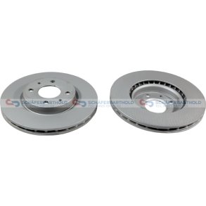 Bremseskive foraksel|Ø-258mm ZIMMERMANN