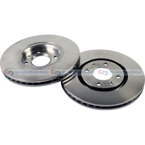 Bremseskive foraksel|Ø-282mm ZIMMERMANN