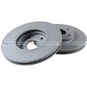 Bremseskive foraksel|Ø-278mm ZIMMERMANN