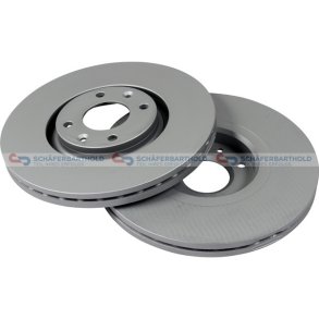 Bremseskive foraksel|Ø-302mm ZIMMERMANN