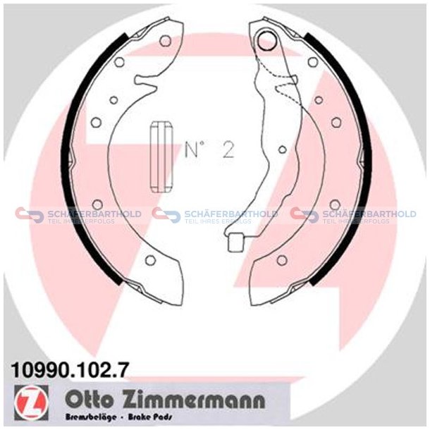 Bremsebakkest42mm| ZIMMERMANN